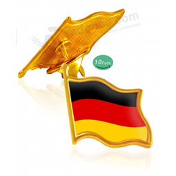 German Flag Lapel Pin Waving Germany Flag Pins bulk Deutsche Patriotic Pin Series