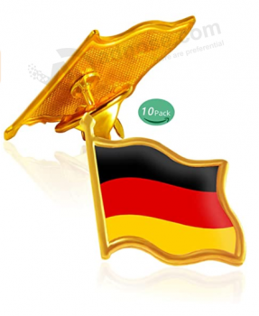 German Flag Lapel Pin Waving Germany Flag Pins bulk Deutsche Patriotic Pin Series