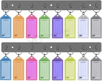 Porte-clés Acrimet avec 8 porte-clés (support de rangement de clés autocollant) (paquet de 2) (couleur assortie)