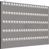 KEYSTAND # 100PGS、レンタカー&大型倉庫用100個(100タグ&リング付属)