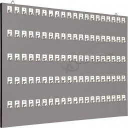 LLAVERO # 100PGS, 100 ganchos numerados para alquiler de coches y grandes almacenes (100 etiqueta y anillo incluidos)