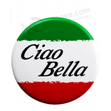 イタリアCiao Bellaメタルボタン - PSILoveItalyでイタリアのプライド製品のコレクションから