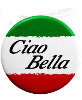 Italia Ciao Bella Bottone in metallo – Dalla collezione di prodotti dell'orgoglio italiano su PSILoveItaly
