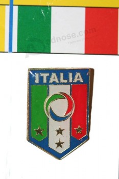 Italia Italia FIGC Soccer Logo Spilla da bavero in metallo Nuovo