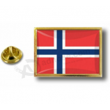 Pins Pin Badge Pin's Metaal Met Clip Butterfly Vlag Noorwegen Noors