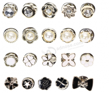 Donne Camicia Spilla Pins 20 Pz Mini Cover Up Smalto di Sicurezza Spille Bottoni Maglione Scialle Clip per Cappotto Vestito Vestiti Decorazione