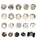 Femmes Chemise Broche Épingles 20Pcs Mini Couvrir Émail Sécurité Revers Épingles Boutons Pull Châle Pinces Pour Manteau Robe Vêtements Décoration