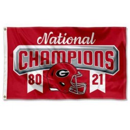 Benutzerdefinierte 2022 nationale Meister Georgia Bulldogs 3x5 Flagge Banner-Design 20