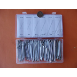 KIT DE GOUPILLE FENDUE / GOUPILLE FENDUE 144PCE ACIER ZINGUÉ TAILLES ASSORTIES