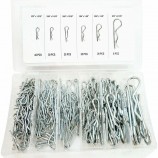 150 PC IN MECHANISCHE TREKHAAK HAAR R Splitter PIN TRACTOR CLIP ASSORTIMENT NIEUW