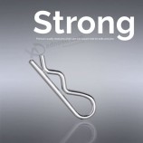 Neiko 50457A Haarspeld Assortiment Kit, 150 Stuks | Verzinkte stalen clips | Voor gebruik op het vergrendelingssysteem van de trekpen