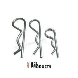 Zinc Plated R Clips - Retaining Split Pin - Pins for Clevis - Choose Size