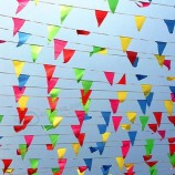 100 piedi Stennt Banner-75 bandierine multicolori - festa di compleanno Grand Opening decorazioni natalizie