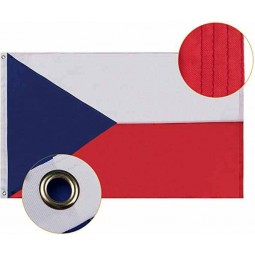 Huiyi Hersteller Welt Land Flaggen Polyester Custom Druck Tschechische Nationalflagge