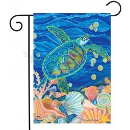 Natación Tortuga Marina Jardín de Verano Bandera Náutica 12.5