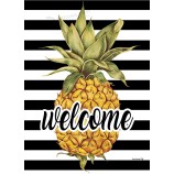 Tamaño del jardín, bandera decorativa de doble cara, con licencia y derechos de autor - Impresa en los EE. UU. por Custom Decor Inc. - 12 pulgadas x 18 pulgadas aprox