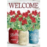 Tamaño de jardín, 12 x 18 pulgadas, bandera decorativa de doble cara, con licencia y derechos de autor, impresa en los EE. UU.