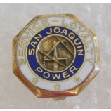 Vintage San Joaquin Power Company 15 ans service employé fidélité prix Pin #2