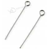 E-uitstekende 200 stks 25 mm verzilverde metaallegering Eye Head Pins Sieraden maken accessoires DIY hanger benodigdheden