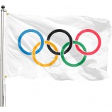 Wholesale 2022 Olympic Games Flag 3x5 Feet, Winter Olympics Rings International Celebrate Decoration Outdoor Indoor Banner