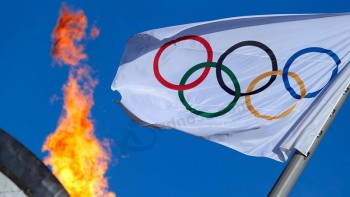 Op maat gemaakte Olympische vlaggen van hoge kwaliteit met elke maat