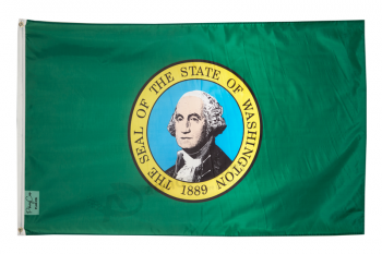 워싱턴 주 깃발 3x5FT George WA 폴리에스터 올림피아 선물 차고 남자 동굴 USA