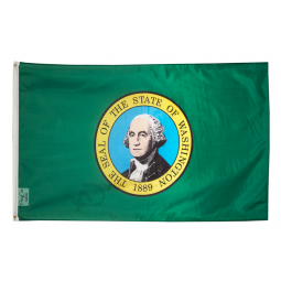 Washington State Flag 3x5FT George WA Polyester Olympia Gift Garage Man Cave USA
