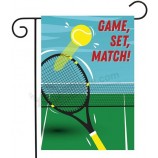 Tennis Garten Flagge Sport Schläger Ball 12,5