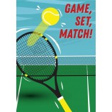 Tennis Garten Flagge Sport Schläger Ball 12,5