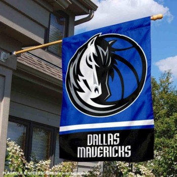 Commercio all'ingrosso Dallas Mavericks Doppia Faccia Casa Banner Bandiera