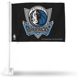 Groothandel op maat gemaakte NBA Dallas Mavericks Flag Car Flag met hoge kwaliteit