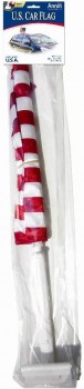 Model 71808 Amerikaanse, U.S. Auto Raam Vlag 11x18 in. en beugel