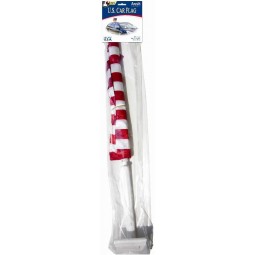 Modello 71808 americano, bandiera del finestrino dell'auto degli Stati Uniti 11x18 in. e Staffa