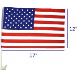 12er-Pack US-amerikanische patriotische Dekoration Autofensterclip USA-Flagge 17