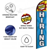 Piume Bandiere Swooper Signs Banner pubblicitario per affari, Outdoor Windless Bandiere Sostituzione Store Flag Solo