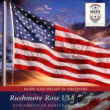 Американский флаг 3x5 футов - Сделано в США. Премиальный флаг США. Вышитые звезды и полосы - американские флаги 