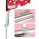 Car Wash Feather Flag, Car Wash Swooper Flag With Pole Kit, 11FT Business Car Wash Signs for Car Store Advertising