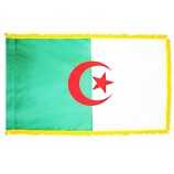Pays Algérien FLag 90x150cm ou n’importe quelle taille Pilyester Impression Intérieur Extérieur FLying Suspendu Drapeaux de l’Algérie