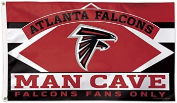 Atlanta Man Cave Sports Football Flag Team County Banner 3X5 FT