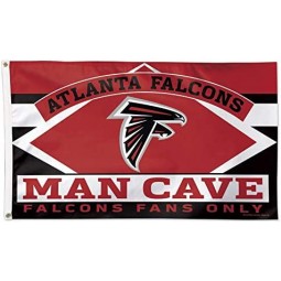 atlanta Mann Höhle Sport Fußball Flagge Team County Banner 3X5 FT