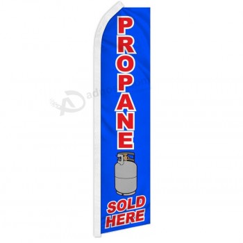 Propaan hier verkocht Swooper Vlag Reclame Vlag Veer Vlag Butaan Gastanks