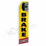「BRAKE SERVICES」広告スーパーフラッグスウーパーバナービジネスサインカーオート