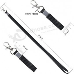 Soporte para tarjeta de identificación transparente con cordón, soporte para tarjetas de identificación de plástico extra grueso impermeable con cremallera resellable