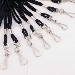 Cordones Negros Paquete de 100 Cordones de Insignia Negra Cordones de Oficina Cordones de Tarjeta de Identificación Cordones de Tarjeta de Visita Cordones de Estudiantes de Economí
