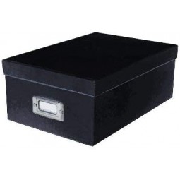 Pioneer Photo Albums Boîte de rangement pour photos, noir