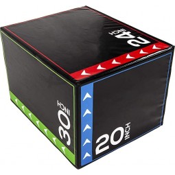 BalanceFrom 3 in 1 20 pollici 24 pollici 30 pollici schiuma scatola pliometrica esercizio di salto
