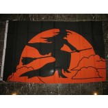 3x5 Halloween Heks Bezem Vlag 3'x5' huis banner grommets 100D stof