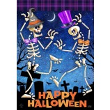 Dansende Skeletten Halloween Huisvlag Kerkhof Spooky 28
