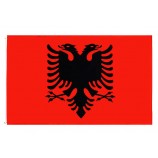 1 pc disponible Prêt à expédier 3x5 Ft 90x150cm Drapeau de l’Albanie Drapeau de la République d’Albanie