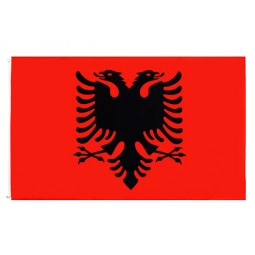 1 pieza disponible Listo para enviar 3x5 pies 90x150cm Bandera de Albania Bandera de la República de Albania